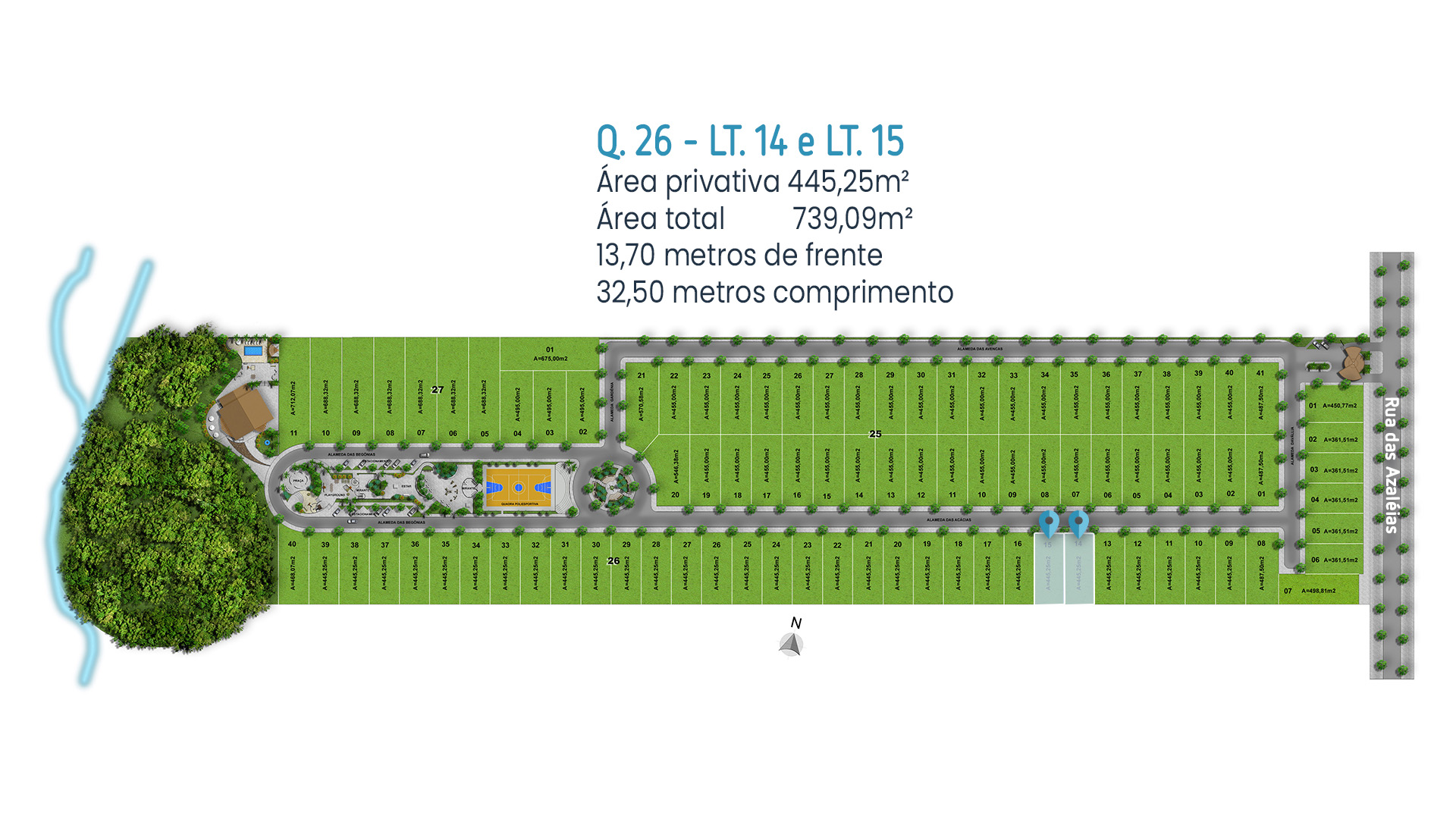 Terrenos Azaleia Park_mapa
